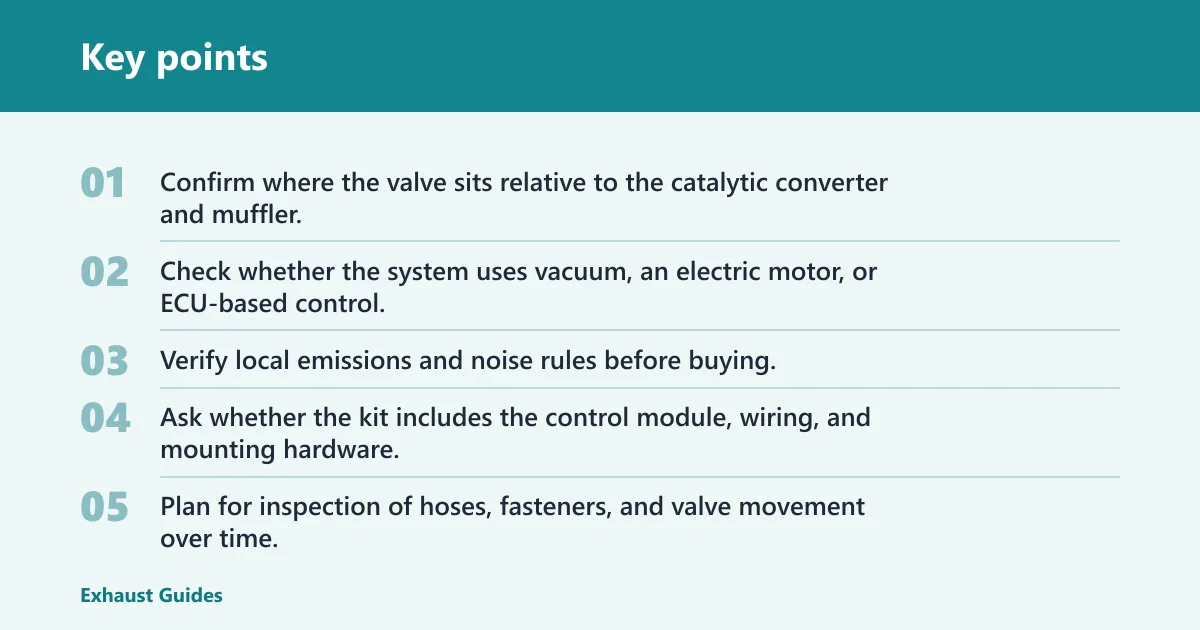 Key points: Common problems and failure signs