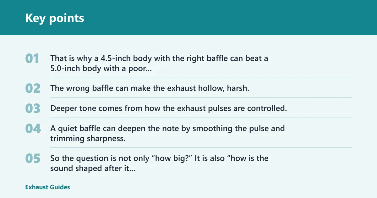 Key points: Do bigger tips sound deeper?